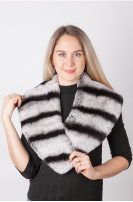 Rex rabbit fur collar